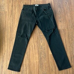 AGOLDE Men's Black Distressed Jeans size 36